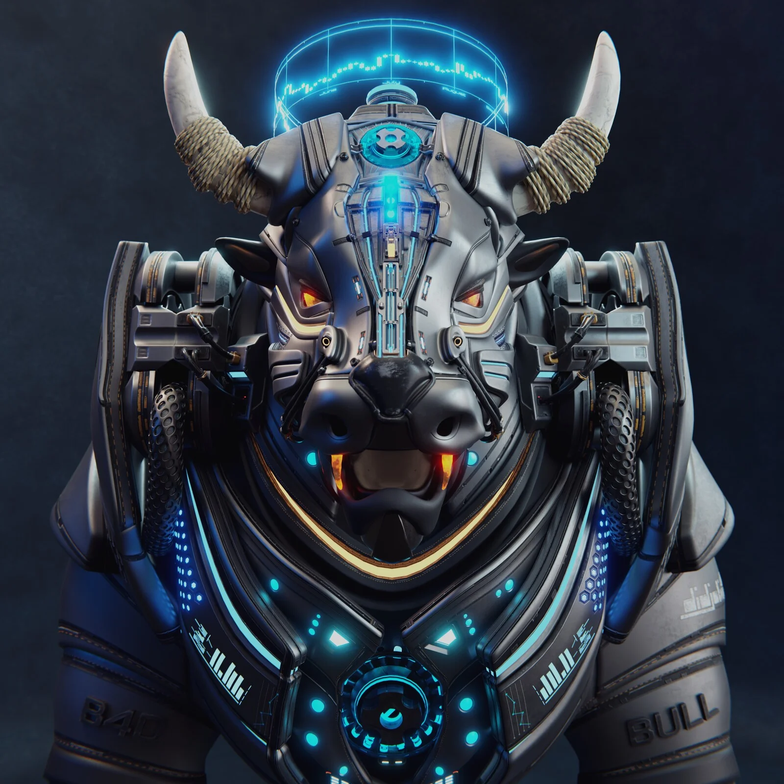 B4D BULL - The Blockchain Guardian
