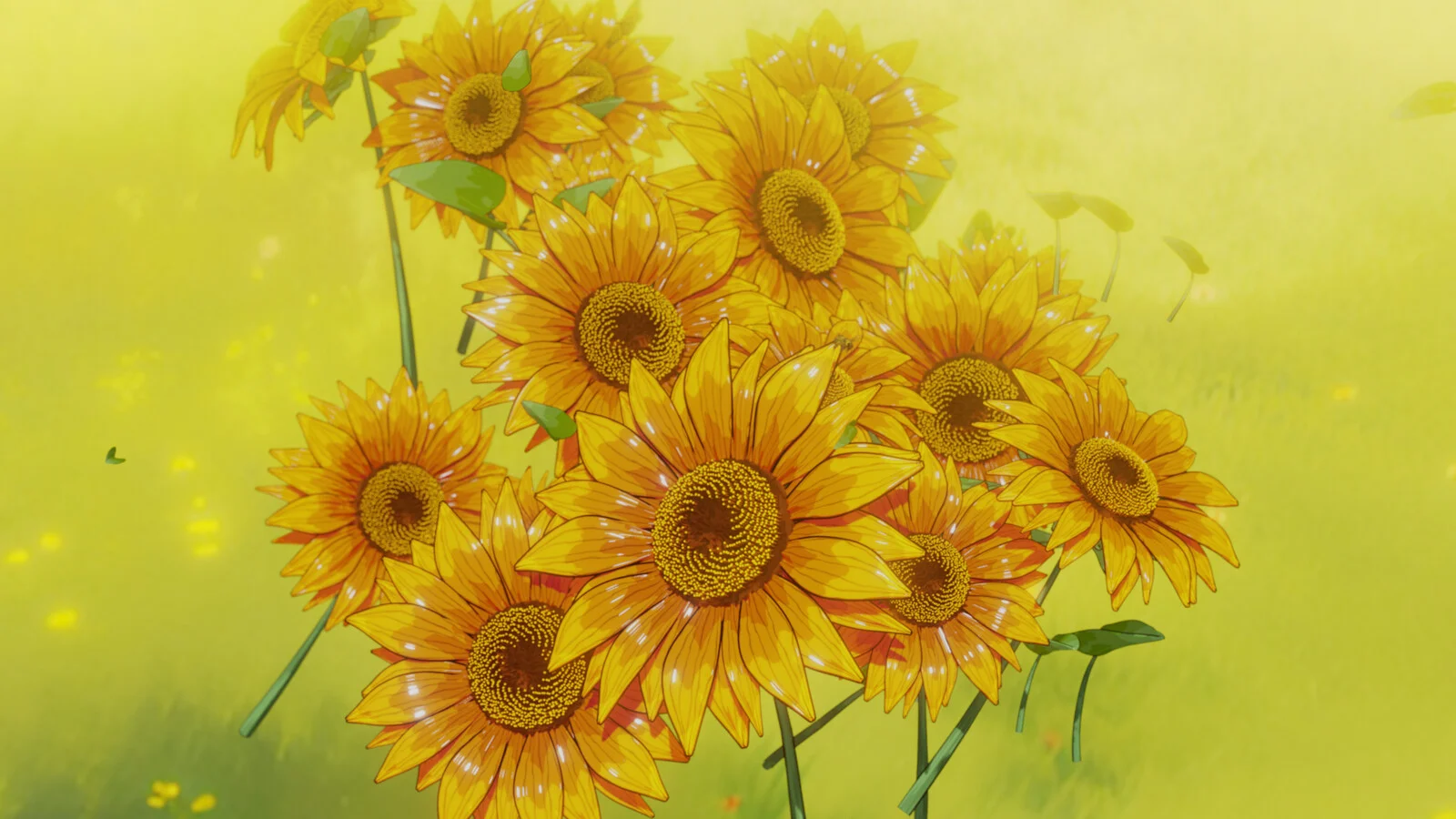 Chilling Sunflowers