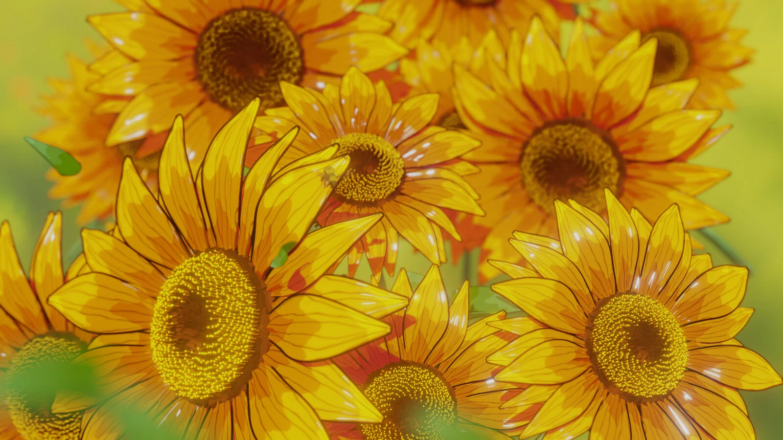 Chilling Sunflowers