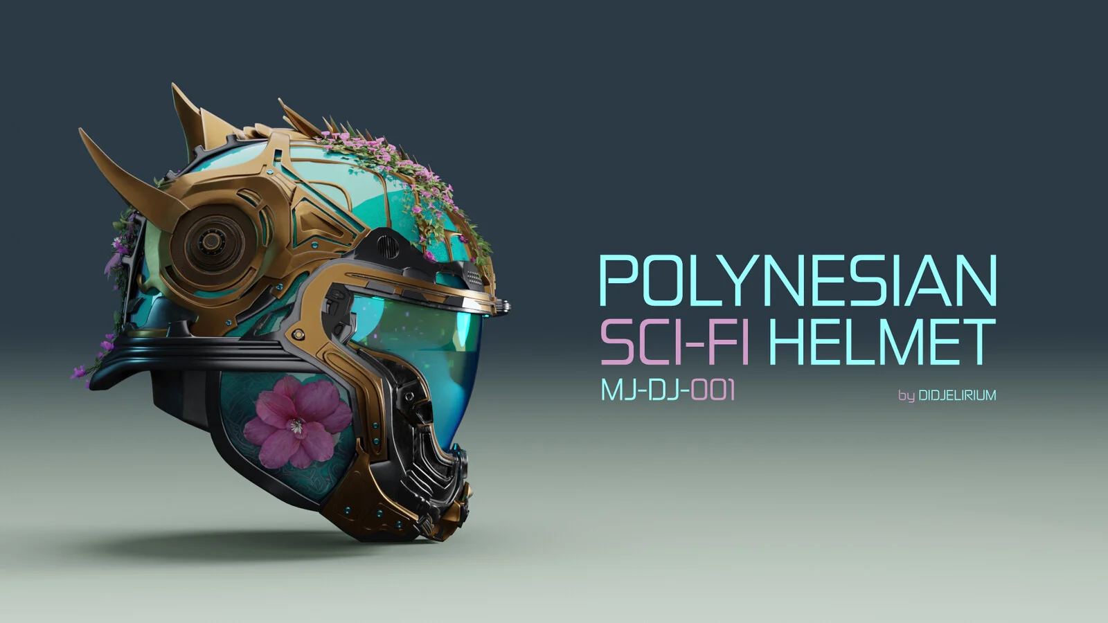Polynesian Sci-Fi Helmet