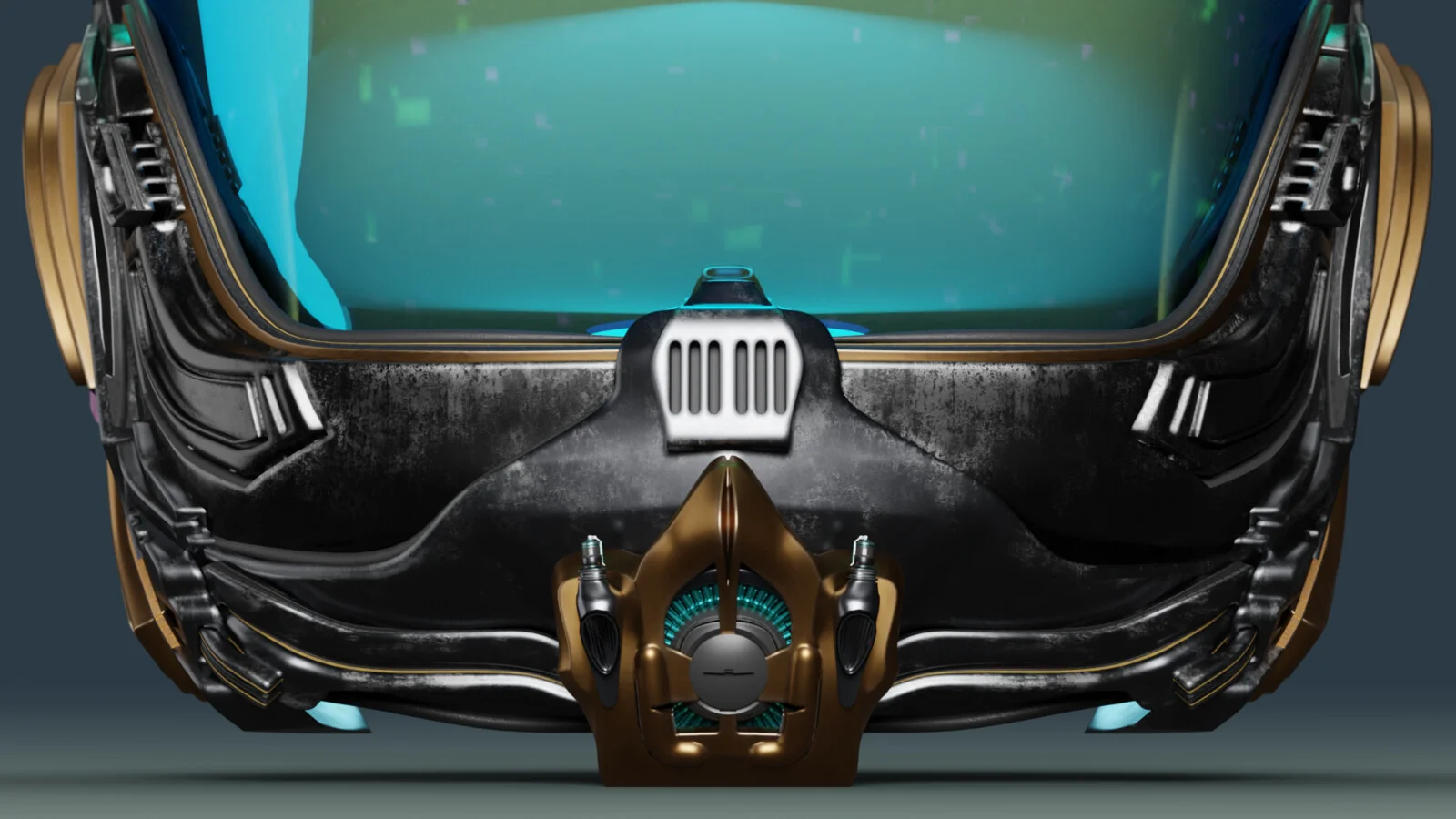 Polynesian Sci-Fi Helmet