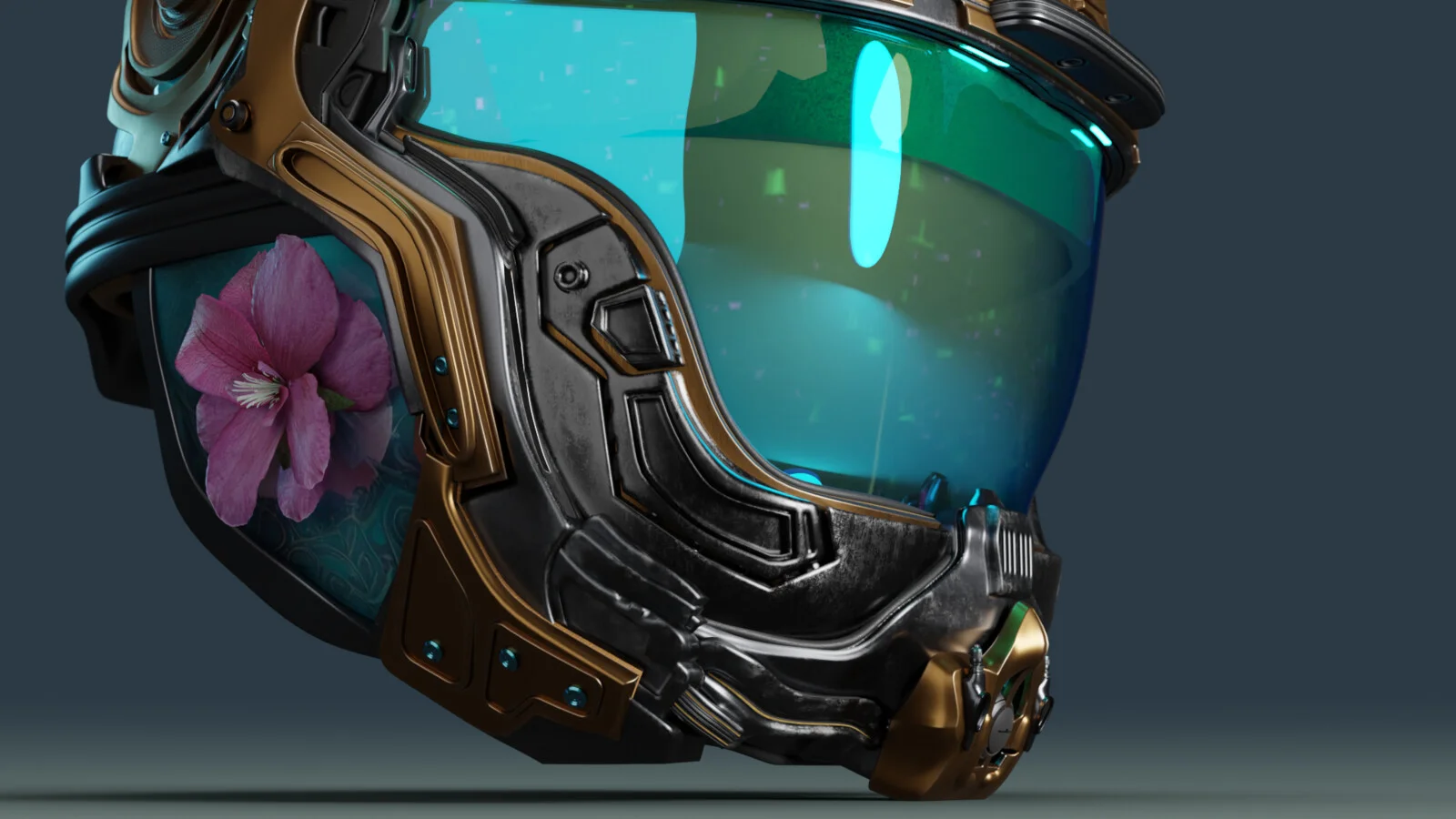 Polynesian Sci-Fi Helmet