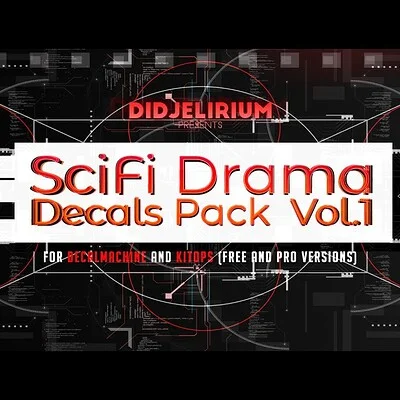 Sci-Fi Drama Decals Vol.1