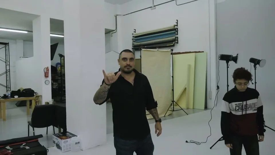 Las Palmas - Shooting backstage