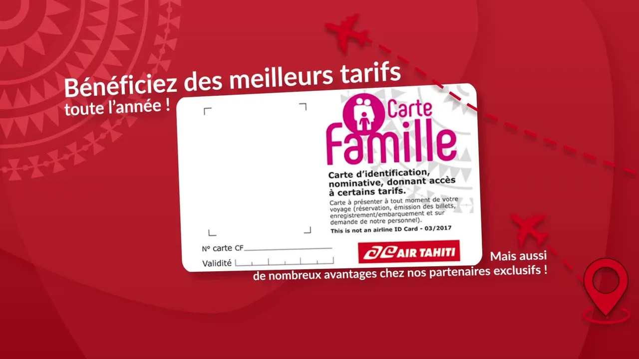 Air Tahiti - Family Card