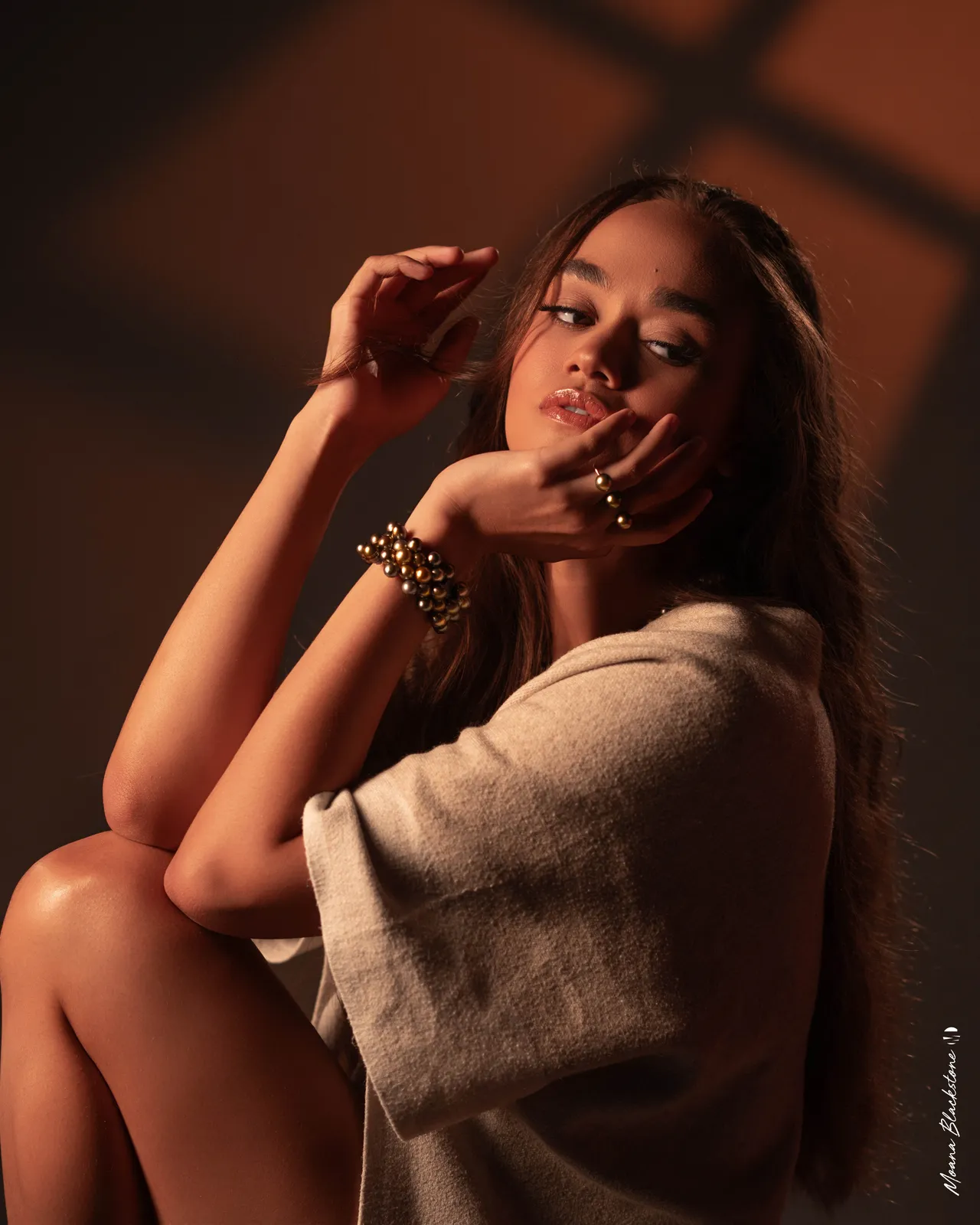 Portrait en lumière chaude
